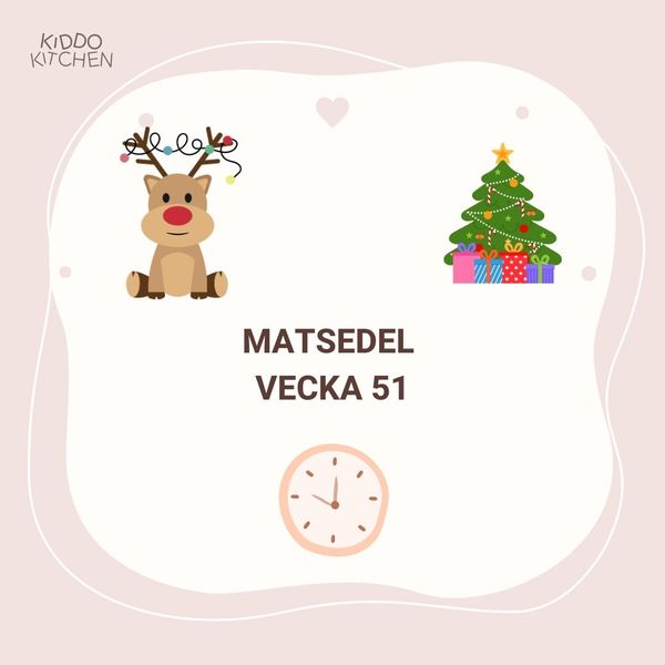 Matsedel vecka 51