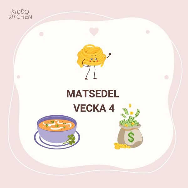 Matsedel vecka 4