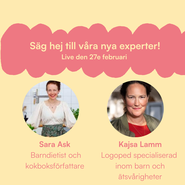 Instagram-Live med Sara Ask & Kajsa Lamm 🎉✨