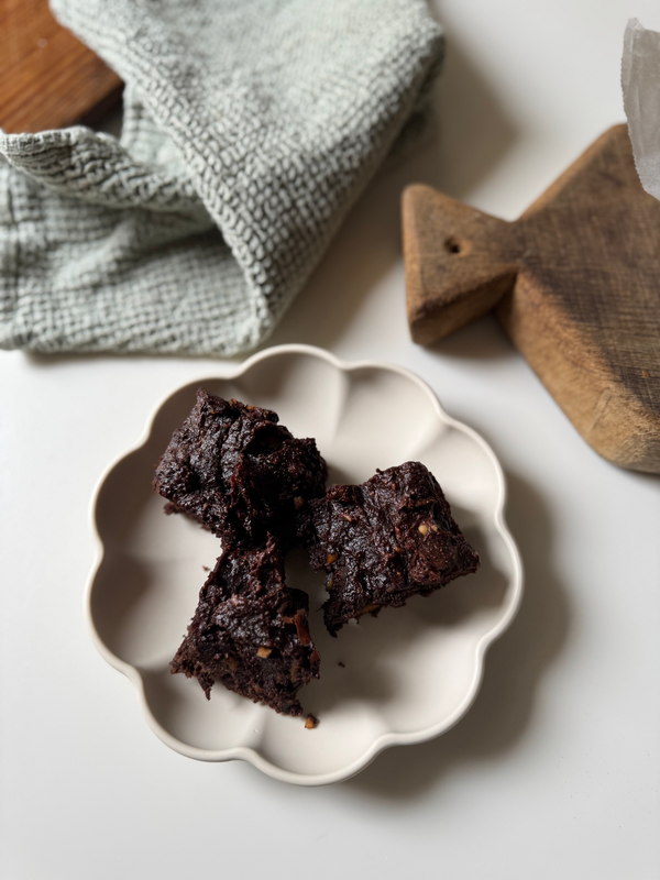 Brownie på sötpotatis